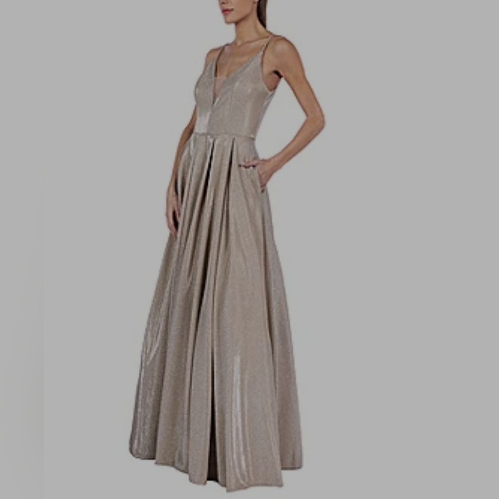 Gold Glitter Gown